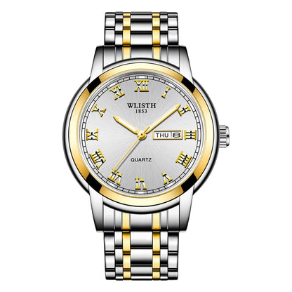 Man Watch Quartz Watches Luxury Business Waterproof Luminous Men Wristwatches Sports Stainless Steel Watches for Man