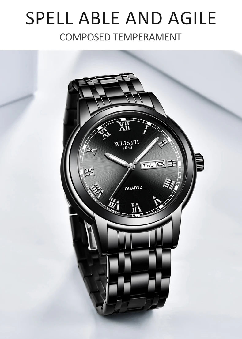 Watches for man Luxury Quartz Wristwatch Men Fashionable Business Waterproof Luminous Mens Watch Clock Man Watches Relogio