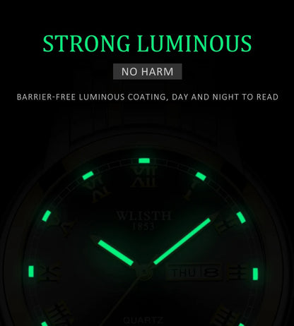 Watches for man Luxury Quartz Wristwatch Men Fashionable Business Waterproof Luminous Mens Watch Clock Man Watches Relogio