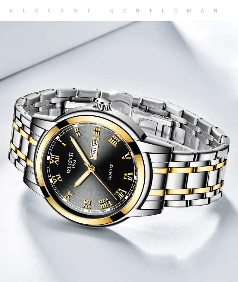 Watches for man Luxury Quartz Wristwatch Men Fashionable Business Waterproof Luminous Mens Watch Clock Man Watches Relogio