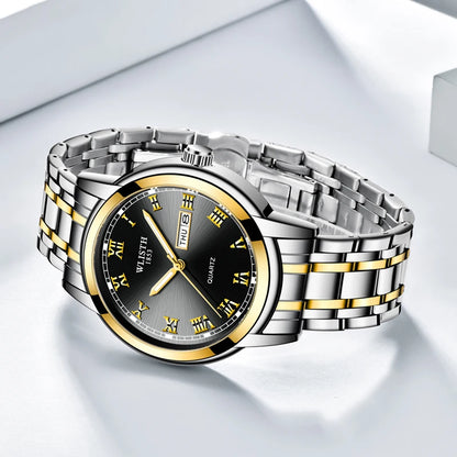 Man Watch Quartz Watches Luxury Business Waterproof Luminous Men Wristwatches Sports Stainless Steel Watches for Man